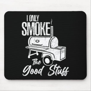 Chef Butcher Cook Bbq Smoke That Cow Beef Funny Sm Mouse Pad