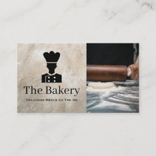 Chef   Catering Delivery   Rolling Dough Business Card