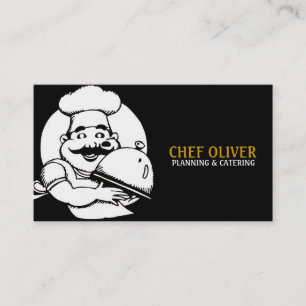 Chef Catering Food Party Planner Restaurant, Business Card