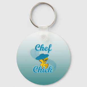 Chef Chick #3 Keychain