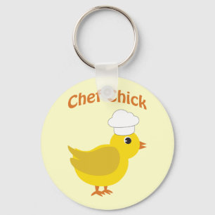 Chef Chick Keychain