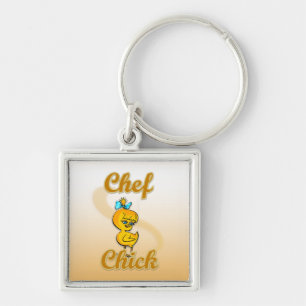 Chef Chick Keychain