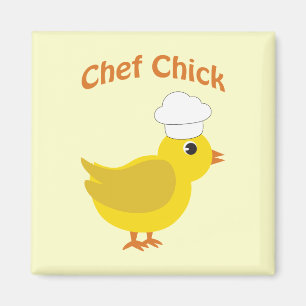 Chef Chick Magnet