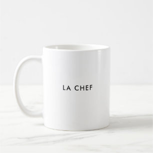 Chef Chief Custom French Coffee Mug