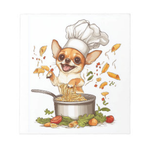 Chef Chihuahua � Culinary Dog Master Notepad