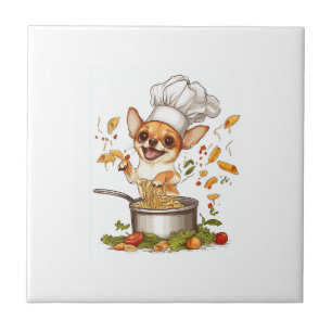 Chef Chihuahua � Culinary Dog Master Tile