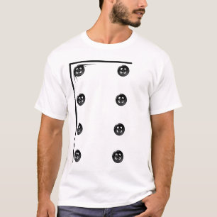 Chef coat with button stitches light colour T-Shirt