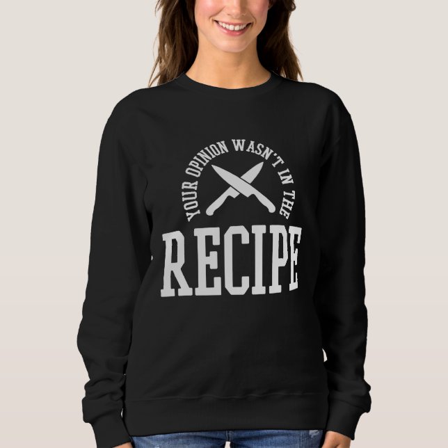 Chef Cook  3 Sweatshirt (Front)
