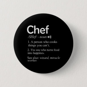 Chef Cook Bbq Funny Tee Cool Cooking Love Perfect 2 Inch Round Button