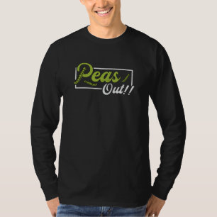 Chef Cook Cooking Cuisine Peas Out Job Funny Gift T-Shirt