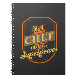 Chef Cook Gift Notebook