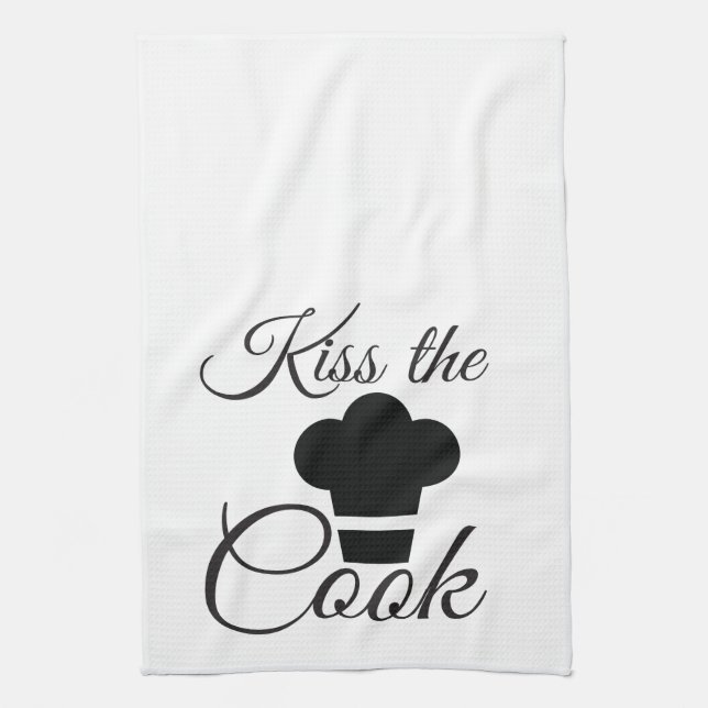 Chef Cook Kitchen Kiss Cook Towel (Vertical)