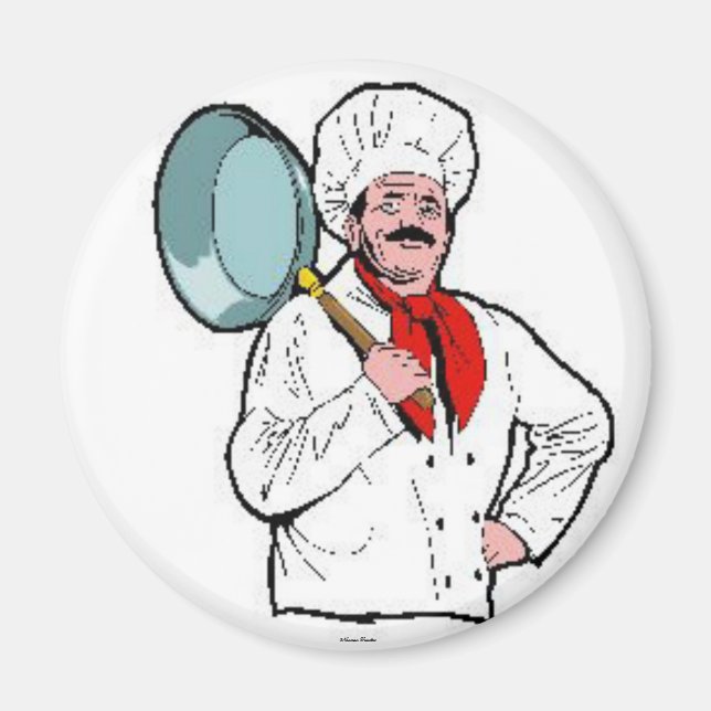 Chef Cook Magnet (Front)