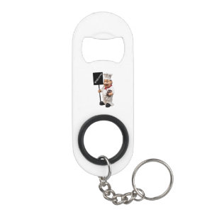 Chef cook - WELCOME menu card Mini Bottle Opener