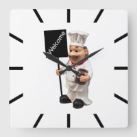 Chef cook - WELCOME menu card