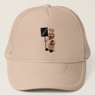 Chef cook - WELCOME menu card Trucker Hat