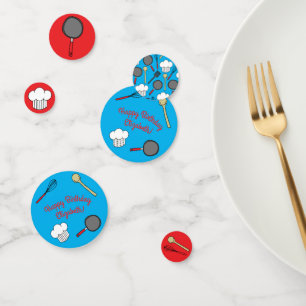 Chef Cooking Kids Birthday Party Confetti