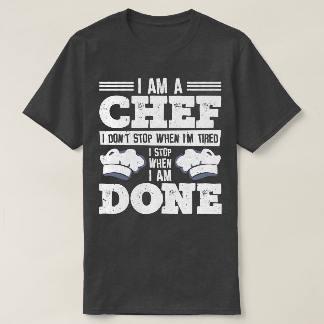 Chef Cooking Meals Culinary Cooks Baking  T-Shirt (Design Front)
