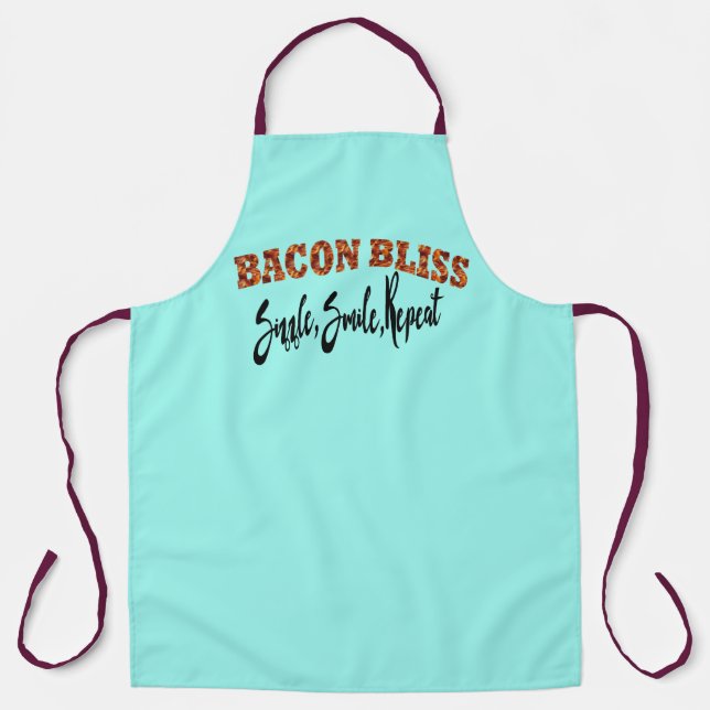 Chef Cooking Novelty Aprons, Bacon Bliss Repeat Apron (Front)