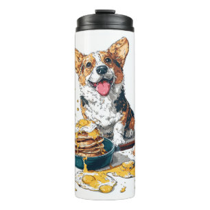 Chef Corgi � Funny Cooking Dog Thermal Tumbler