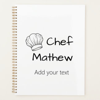 Chef cuisinier ajouter nom texte hommes cuisine bo