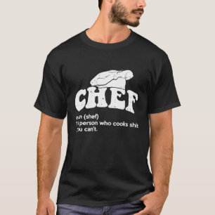 Chef Culinary Gangster Cook Baking Chef Sous Chef  T-Shirt