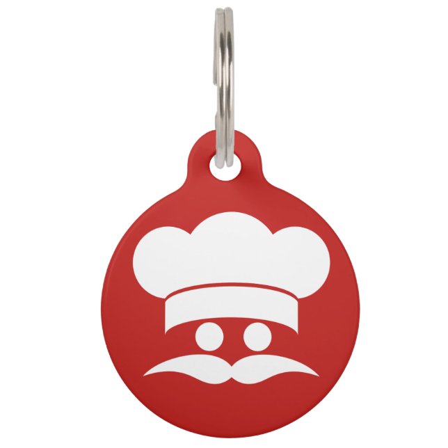Chef custom colour pet tags (Front)