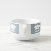 Chef custom colour & text soup mug (Back)