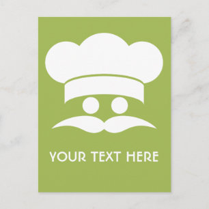CHEF custom postcards