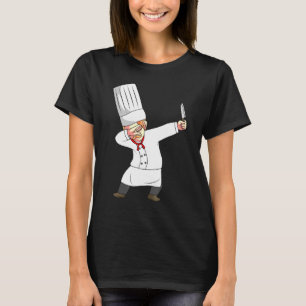 Chef Dabbing Chief Cook Culinary Sous Chef Cuisine T-Shirt