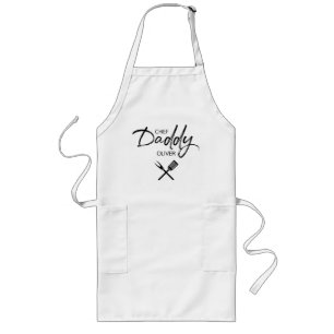 Chef Daddy Script Personalized dad Long Apron
