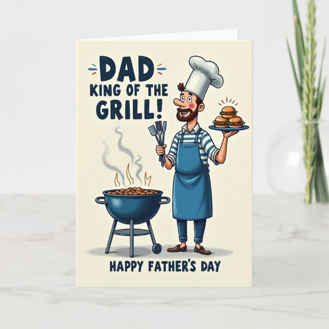 Chef Dads Day Feast Card (Front)
