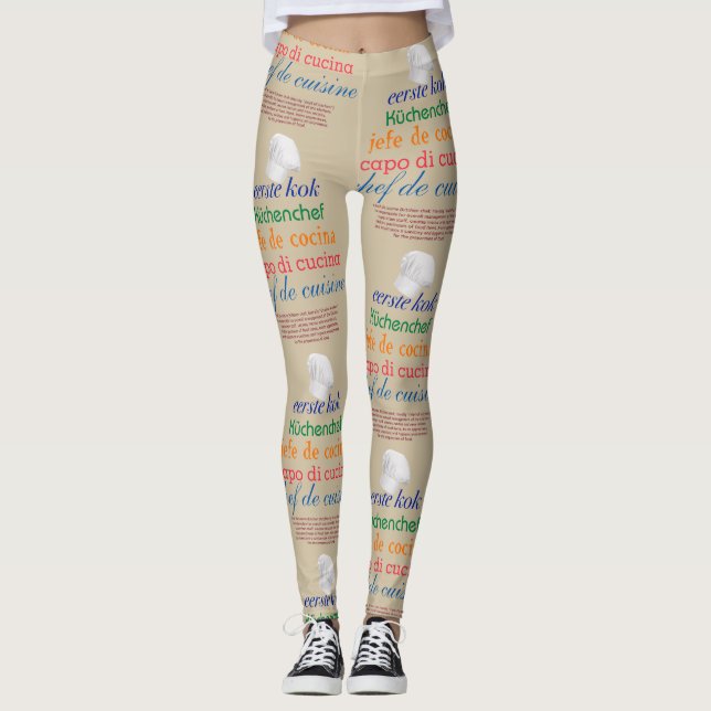 chef de cuisine leggings (Front)