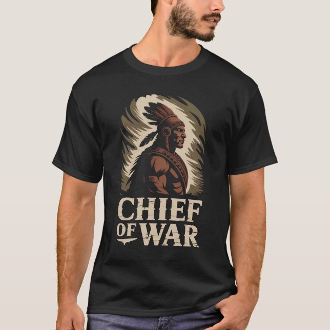 Chef de guerre T-shirt | Conception des guerriers  (Devant)