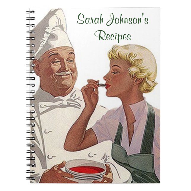 Chef de livre de cuisine de recette personnalisé (Devant)