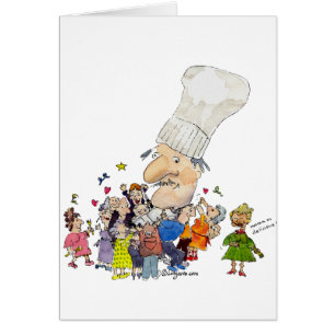 Chef drôle de Français de bande dessinée
