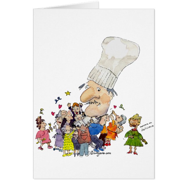 Chef drôle de Français de bande dessinée (Devant)
