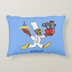 Chef Ducky Kazoo Accent Coussin