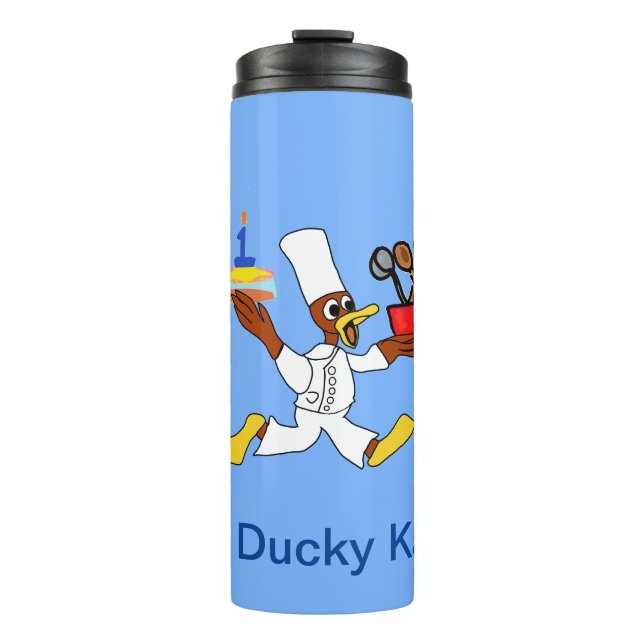 Chef Ducky Kazoo Hilarious Roadtrip Thermal Tumbler (Front)