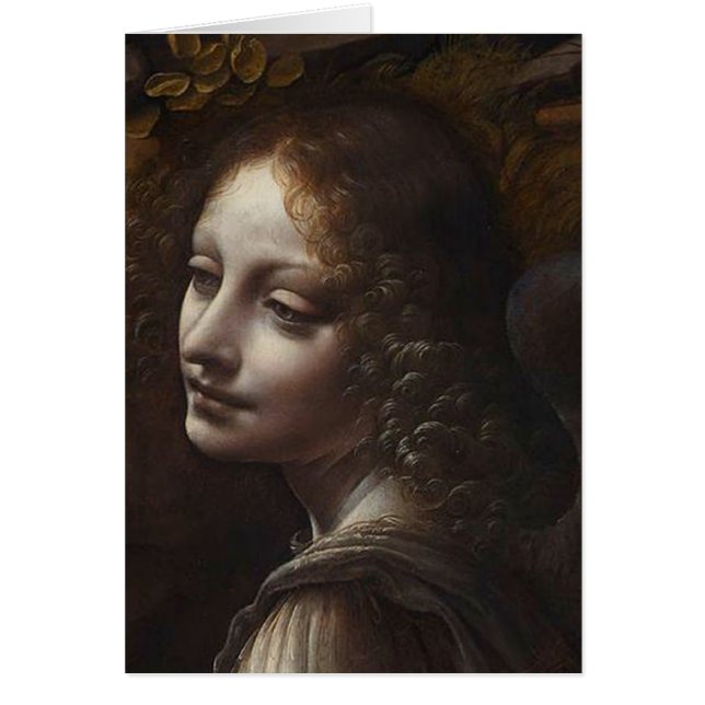 Chef d'un ange par Léonard de Vinci (Devant)