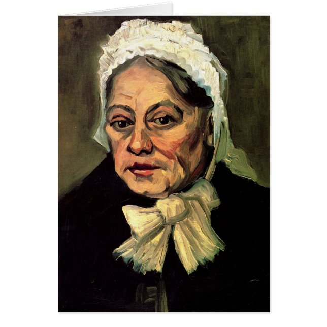 Chef d'une vieille femme Casquette blanche par Vin (Devant)
