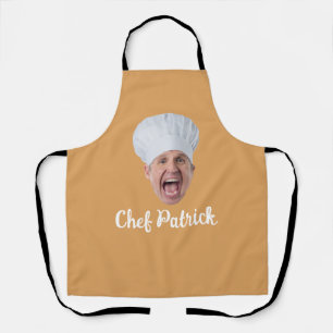 Chef Face Personalized Gift Apron