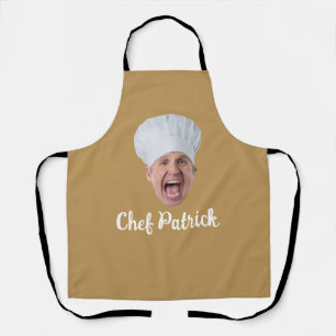 Chef Face Personalized Gift Apron
