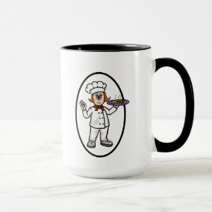 Chef femme Nom Mug