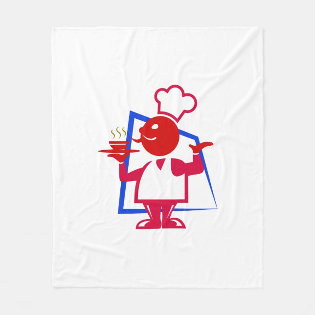 Chef Fleece Blanket (Front)