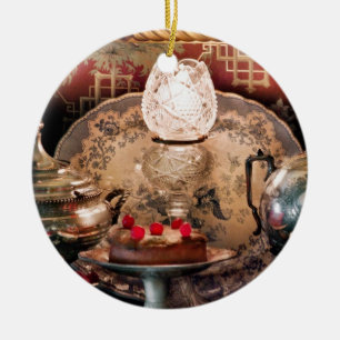 Chef - Food - Cake - Ready for the party Ceramic Ornament