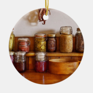 Chef - Food - I love preserving things Ceramic Ornament