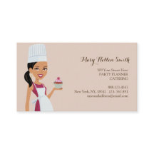 Chef for Kids Parties Events Biz Card Template