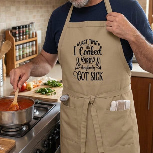 Chef  funny kitchen quote long apron