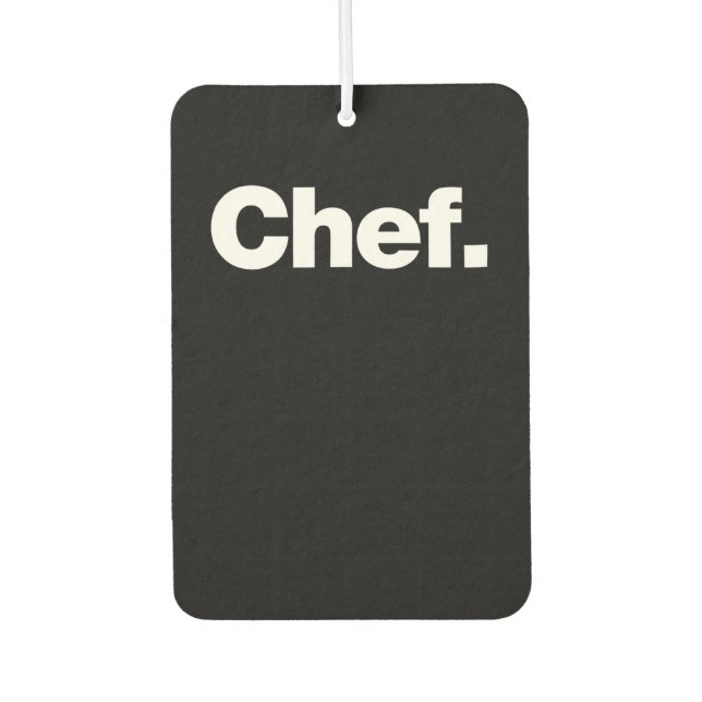 Chef | Funny Quotes About Cooking Gift Air Freshener (Front)